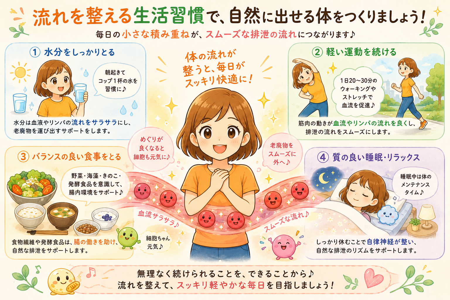 流れを整える生活習慣