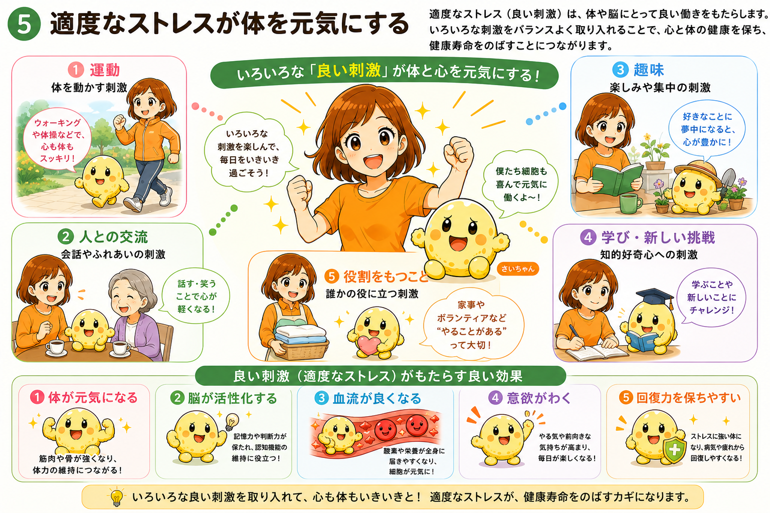 適度なストレスが体を元気にする